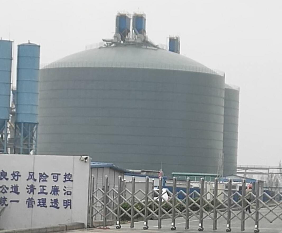 东莞生态园4万吨粉煤灰储存库