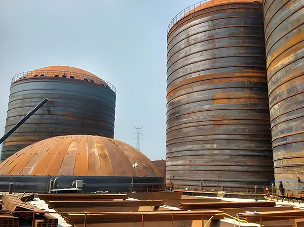 东莞生态园焦粉钢板仓